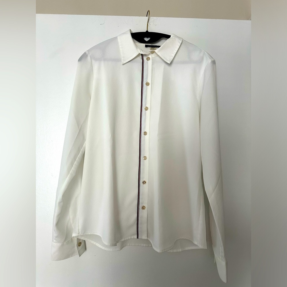 Tommy Hilfiger white blouse, size small